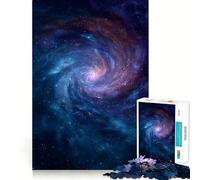 Rompecabezas Galaxia arremolinada en el Espacio Profundo para Adultos, 1000 Piezas, Juguete Inteligente, vínculo Familiar, Corte preciso, Regalo de Temporada 50x75cm