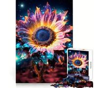 Rompecabezas Galaxia Cósmica Girasol de 1000 Piezas para Adultos Regalo Ideal para quienes Buscan un Juego de lógica Fina, un Entretenimiento Suave y un Detalle Encantador 38x26cm