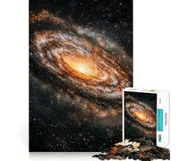 Rompecabezas Galaxia Espiral en el Espacio para Adultos, 1000 Piezas, Juego Inteligente, Patrón para Aliviar el Estrés, Regalo Conmovedor 50x75cm