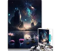 Rompecabezas Galaxy Art Lotus de 1000 Piezas para Adultos y Adolescentes un Juego desafiante y Familiar Que Permite interactuar Entre Padres e Hijos (50x75cm)