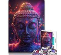 Rompecabezas Galaxy Buddha de 1000 Piezas para Adultos y Adolescentes Un desafío difícil y antiestrés Regalo Ideal para Toda la Familia 38x26cm