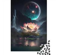 Rompecabezas Galaxy Fantasy Lotus para Adultos, 1000 Piezas. Rompecabezas para Adultos y Adolescentes a Partir de 12 años. Regalos de Nochebuena. 1000 Piezas (38 x 26 cm).