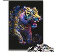 Rompecabezas Galaxy Fantasy Tiger de 2000 Piezas para Adultos y Adolescentes, Ideal para Pasar el rato y liberar el estrés, Ideal para interactuar Entre Padres e Hijos (70x100cm)