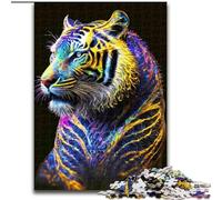 Rompecabezas Galaxy Fantasy Tiger para Adultos y Adolescentes, 1000 Piezas, Juguete Educativo Intelectual descompresor, Ideal para cumpleaños y Navidad (50x75cm)