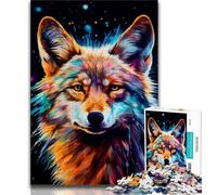 Rompecabezas Galaxy Fox de 1000 Piezas para Adultos, Regalo, Juego Familiar para aliviar el estrés, desafío difícil, Regalo de Amigo Secreto, 38x52cm