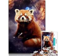 Rompecabezas Galaxy Red Panda de 1000 Piezas para Adolescentes y Adultos Juguetes educativos, Juegos antiestrés, Regalos geniales y Juguetes 38x26cm