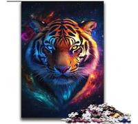 Rompecabezas Galaxy Tiger para Adolescentes, 2000 Piezas, Ideal para Reducir el estrés con Papá Noel (70x100cm), para niños de 14 años