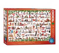 Rompecabezas - Gatos Navideños - 1000 Piezas