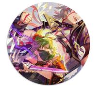 Rompecabezas Genshin Impact Kuki Shinobu de 1000 Piezas, Rompecabezas Redondo de 1000 Piezas, Ideal para Parejas, Navidad, Año Nuevo y San Valentín, 67,5 x 67,5 cm.