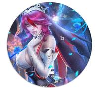 Rompecabezas Genshin Impact Rosaria de 1000 Piezas para Adultos, Rompecabezas Redondo para Adolescentes, Juego Interactivo Familiar, Regalo de desafío, 1000 Piezas (67,5x67,5cm)