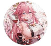Rompecabezas Genshin Impact Yae Miko de 1000 Piezas para Adultos, Navidad, Halloween, Pascua y Año Nuevo, 67,5 x 67,5 cm