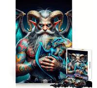 Rompecabezas Gigante Argus Chronicles para Adolescentes, 1000 Piezas, Juguete Inteligente, Juego Relajante, Corte Suave, Regalo increíble 38x26cm