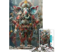 Rompecabezas Gigante de 1000 Piezas de Ganesha para Adolescentes desafío Educativo decoración de Pared Juegos relajantes Apto para Mayores de 14 años (38x26cm)