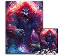 Rompecabezas Gigante de Gorila superpoderoso para Adultos. 1000 Piezas. Regalo Ideal para Adolescentes, Parejas y Amigos. Cumpleaños y Navidad. 26x38cm/10,23x14,96 Pulgadas.