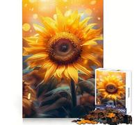 Rompecabezas Girasol Amanecer de 1000 Piezas para Adolescentes Recuerda, Mejora, Mente Tranquila, Arte de Corte Claro, Coleccionable 50x75cm