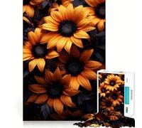 Rompecabezas Girasol de 1000 Piezas para Adultos, Juguete de lógica aguda, Entretenimiento en el hogar, Piezas de Corte preciso, Regalo sincero 38x52cm