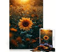 Rompecabezas Girasol Difícil para Adultos 1000 Piezas Juguete Lógico Vínculo Familiar Corte de Precisión Sorpresa Cálida 38x26cm