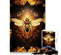 Rompecabezas Golden Bee de 1000 Piezas para Adolescentes Juguete para ejercitar la Mente Regalo Original para una escapada Tranquila 38x26cm
