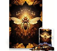 Rompecabezas Golden Bee de 1000 Piezas para Adultos, Juguete de lógica Mental, diversión Tranquila, Corte Firme, Regalo preciado 50x75cm