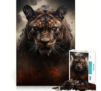 Rompecabezas Golden Predator para Adolescentes, 1000 Piezas, para desarrollar la Memoria, Tiempo Libre, Bordes limpios, un Regalo Encantador 38x52cm