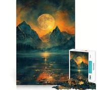 Rompecabezas Golden Sun Nature de 1000 Piezas para Adultos, Juguete para ejercitar la Mente, Ideal para Momentos de Paz, con Piezas de Arte coleccionables de Corte nítido 50x75cm