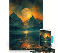 Rompecabezas Golden Sun Nature de 1000 Piezas para Adultos, Juguete para ejercitar la Mente, Ideal para Momentos de Paz, con Piezas de Arte coleccionables de Corte nítido 38x52cm