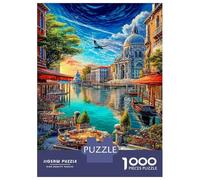 Rompecabezas Gran Canal, Venecia 1000 Piezas para Adultos Y Niños - DIY Puzzle Entretenimiento Creativo Y Desafío Relajante 70x50cm/1000pcs