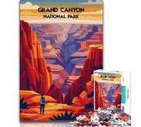 Rompecabezas Grand Canyon Majesty para Adolescentes, 1000 Piezas, Toda la Familia, 50x75cm