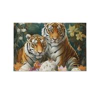 Rompecabezas grande de safaris de los Tigres de Pascua, juguete para entretenimiento e inteligencia envejecidos, juegos de cerebro duro, regalos para papá, mamá, rompecabezas para adultos, 500 piezas