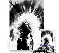 Rompecabezas Gritando al Abismo de 1000 Piezas para Adultos Rompecabezas Mental Arte para la Calma Mental (38x26cm)