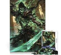 Rompecabezas Guardian Inmortal para Adultos, 1000 Piezas, Entrenamiento Mental, Tiempo Libre Acogedor, Corte Láser, Feliz Navidad (38x52cm)