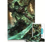 Rompecabezas Guardián Inmortal para Adultos,1000 Piezas,Juego Mental Divertido con tecnología Avanzada de Corte láser,desafío entretenido para el Tiempo de Espera (38x26cm)