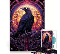 Rompecabezas Guardián Vigilante de 1000 Piezas Juguete de construcción Focus Ajuste Firme Montaje Seguro Juguete de Entretenimiento para Interiores (38x26cm)