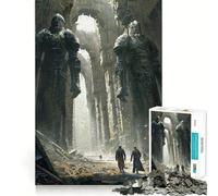 Rompecabezas Guardianes Ancestrales para Adolescentes,1000 Piezas,Juego de Habilidades Mentales,Cortado con Láser para un Tiempo de Entrenamiento Mental Tranquilo Casa (50x75cm)
