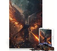 Rompecabezas Guerrero del Edén para Adultos, 1000 Piezas, Mejora la Memoria, Calma, recreación, Corte láser, Navidad (50x75cm)