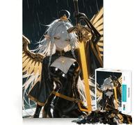 Rompecabezas Guerrero Elfo Alado con Espada 1000 Piezas Entrenamiento Mental Diversión Garantizada Componentes Resistentes y de Corte Limpio Un Entretenimiento cautivador para Disfrutar en casa