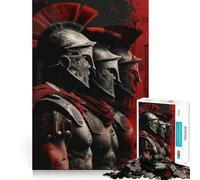 Rompecabezas Guerrero Espartano de 1000 Piezas para Adolescentes Juguete para el Desarrollo Personal Diversión compartida Bordes precisos Artículo de Deseo de Papá Noel 50x75cm