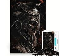 Rompecabezas Guerrero Espartano en la Guerra, 1000 Piezas para Adolescentes, Juguete de Pensamiento, Diversión Compartida, Bordes Precisos, Artículo de Deseo de Santa Claus 38x52cm