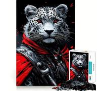 Rompecabezas Guerrero Leopardo de Las Nieves para Adolescentes, 1000 Piezas, Juguete Mental, Escapada Tranquila, Borde Preciso, Regalo Increíble (50x75cm)