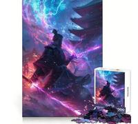 Rompecabezas Guerrero Samurai Místico para Adultos, 1000 Piezas, Juguete para Concentrar el Cerebro, Tiempo de Relajación, Bordes Ajustados, Elige tu Deseo de Santa Claus (38x52cm)