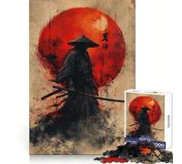 Rompecabezas Guerrero Silencioso de 1000 Piezas para Adolescentes, Juguete Que estimula la lógica, Juego Relajante, Arte de Borde Premium, Coleccionable 38x52cm