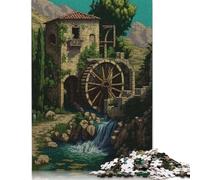 Rompecabezas Hama City Pixel Art de cartón Premium para niños y Adultos a Partir de 12 años, 1000 Piezas (75 x 50 cm)