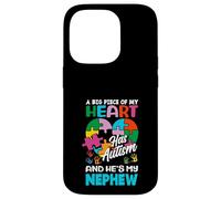 Rompecabezas Heart Nephew Support Autism Awareness Carcasa para iPhone 14 Pro