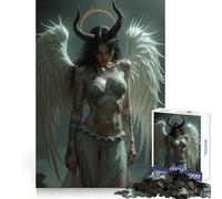 Rompecabezas híbridos de ángel y Demonio para Adultos, 1000 Piezas, para Mejorar la Memoria, Momentos de Ocio agradables, Corte de precisión, (50x75cm)