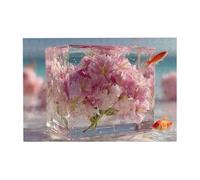 Rompecabezas horizontal de madera Beneath the Cherry Blossoms de 300 piezas para el ocio familiar y la mejora de la creatividad