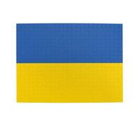 Rompecabezas horizontal de madera con bandera de Ucrania, 500 piezas, desarrolla habilidades prácticas para relajarse e interactuar entre padres e hijos