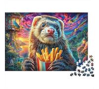Rompecabezas Hurón 1000 Piezas para Adultos Y Niños - DIY Puzzle Entretenimiento Creativo Y Desafío Relajante 70x50cm/1000pcs