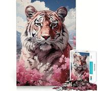 Rompecabezas indomable de 1000 Piezas para Adultos Juego de Habilidad Mental Corte láser para un Ajuste Actividad gratificante para días lluviosos (38x26cm)