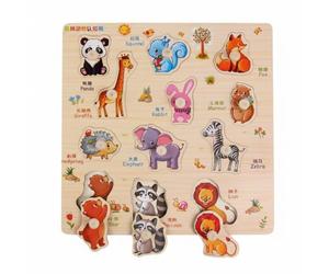 Rompecabezas Infantil de Figuras Madera Juego Pedagógico de Asociar Formas Diferentes Actividades Visuales Adecuado para Hogar Educación Escolar Sesiones Individuales, Style to 5
