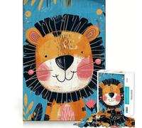 Rompecabezas Infantil de Leones con Motivos caprichosos para Adultos 1000 Piezas Juego Mental Regalo Troquelado de Alta precisión Actividad Relajante para Grupos en Interiores (38x26cm)